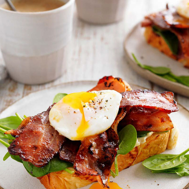 MAPLE-GLAZED BACON AND POACHED EGGS ON BRIOCHE.jpg